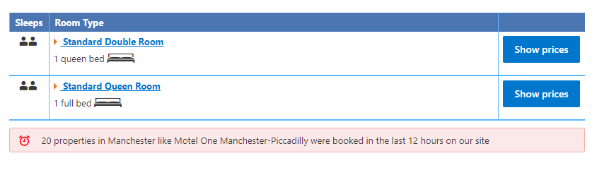 Booking.com verlies aversie