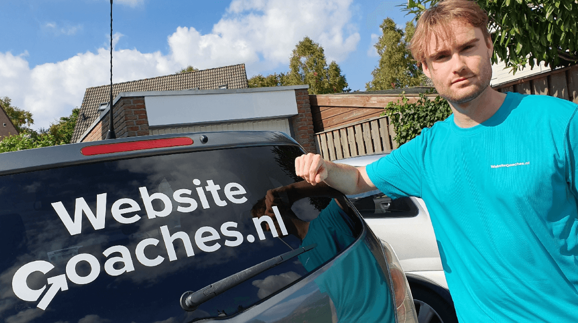 WebsiteCoaches.nl belettering URL auto