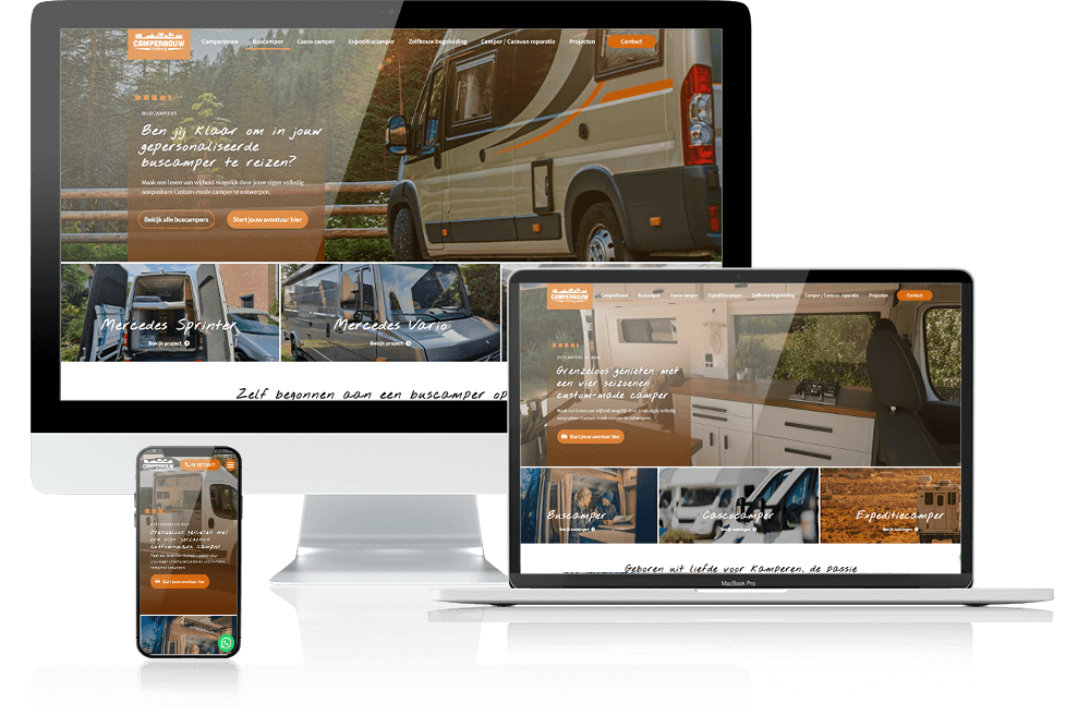 Mockup CamperbouwLimburg website