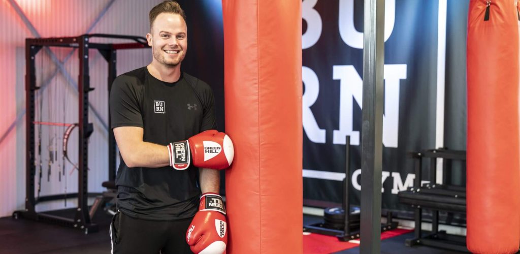 BurnGym Beugen box opnames voor conversie website te stimuleren